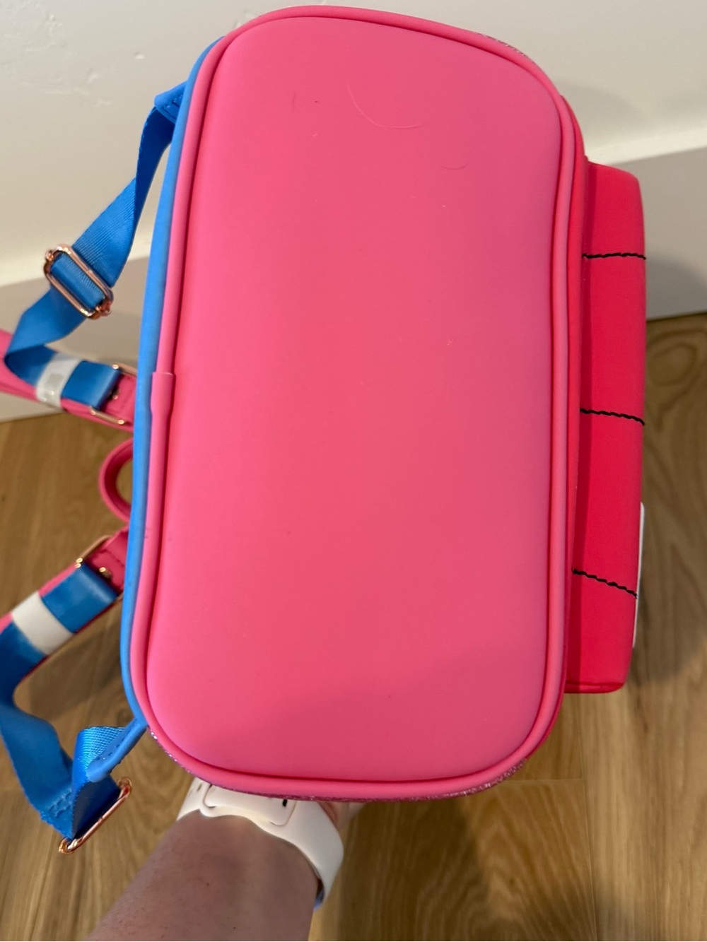Disney Loungefly NEW Sleeping Beauty Aurora Face Pink Mini Backpack Collectible - Picture 9 of 10